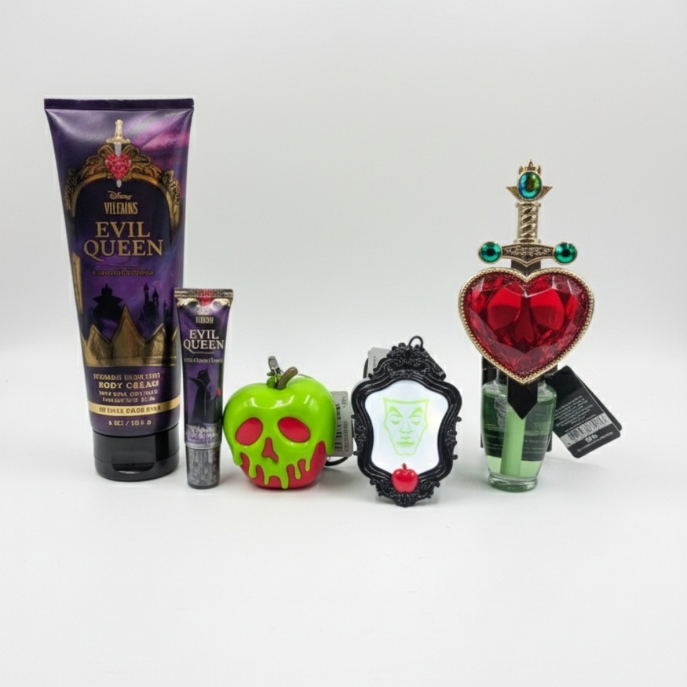 Disney Villains Evil Queen Collection Set- Body Cream, Wallflower, Gloss